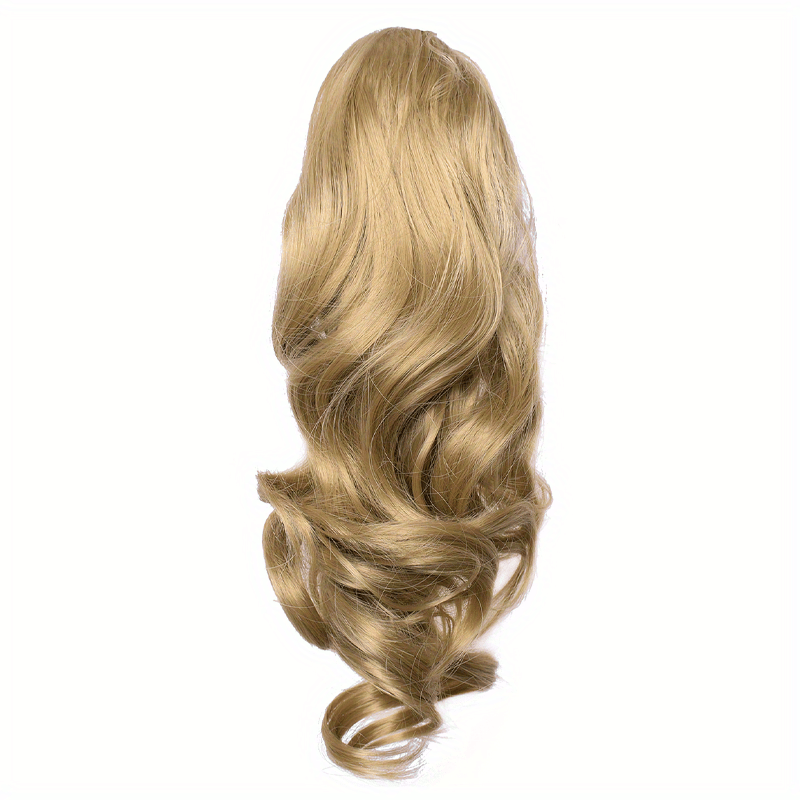 Claw Clip In Body Wave Hair Extensions Long Curly Wavy Ponytail Hair Extensions Synthetic Hair Pieces for Women Girls, Quick Hairstyle, Clip In Hair, Fashionable Wig, Loose Wave, Durable Clipins, Highquality Extensions, Wavy
