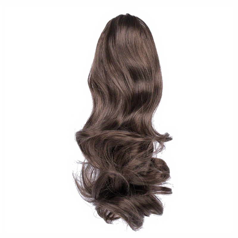 Claw Clip In Body Wave Hair Extensions Long Curly Wavy Ponytail Hair Extensions Synthetic Hair Pieces for Women Girls, Quick Hairstyle, Clip In Hair, Fashionable Wig, Loose Wave, Durable Clipins, Highquality Extensions, Wavy