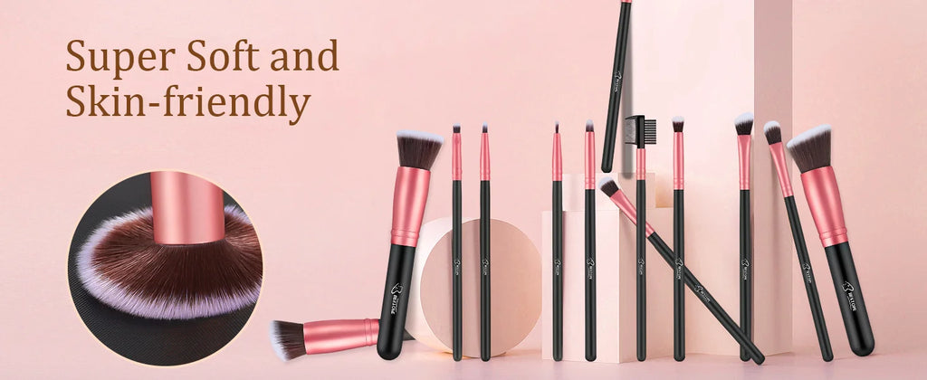 BESTOPE PRO Makeup Brushes Makeup Brush Set - 16 Pcs Premium Synthetic Foundation Concealers Eye Shadows Make Up Brushes set,Eye