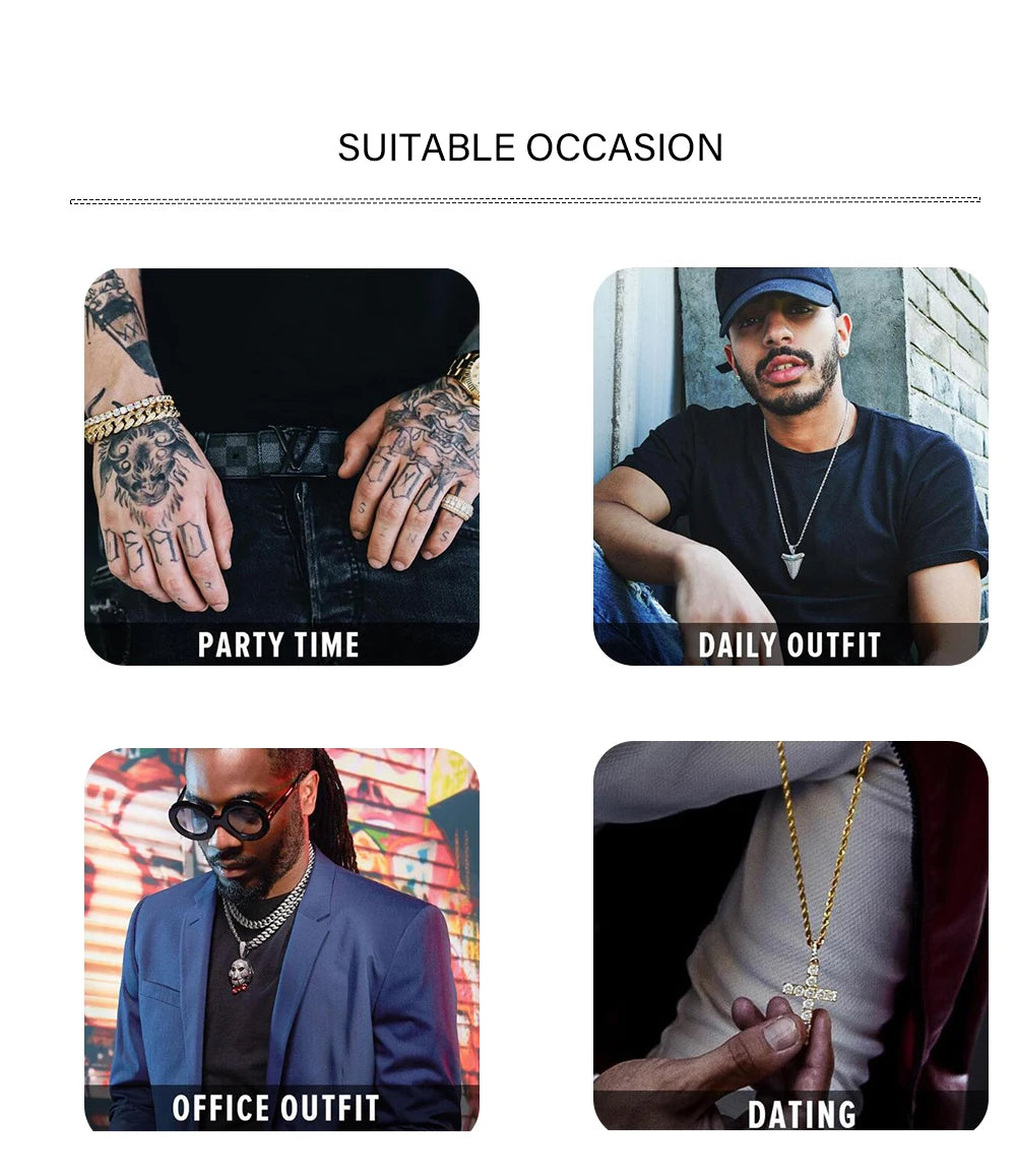 TOPGRILLZ New Nail Ring with White/Blue/Pink zircon Ring Full Iced Out Micro Pave Adjustable Ring Hip Hop Jewelry Gift For Women