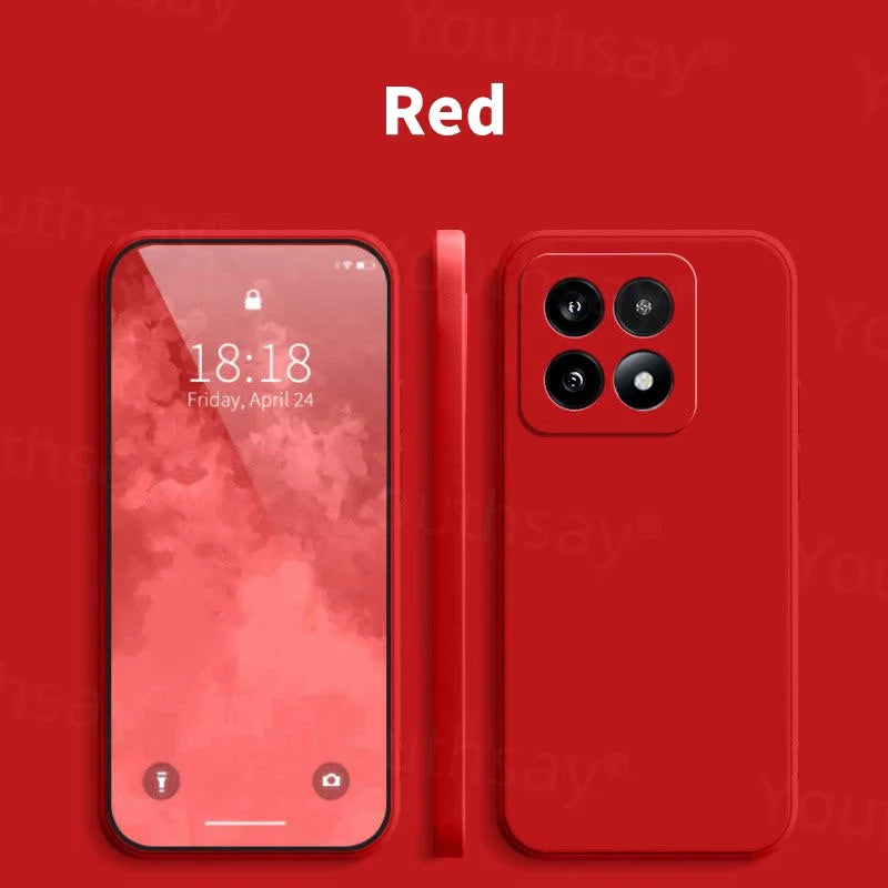 Luxury Case For Xiaomi 15T Cover Xiaomi 15T Pro Fundas Coque Original Liquid Silicone Soft TPU Phone Case Xiaomi 15T