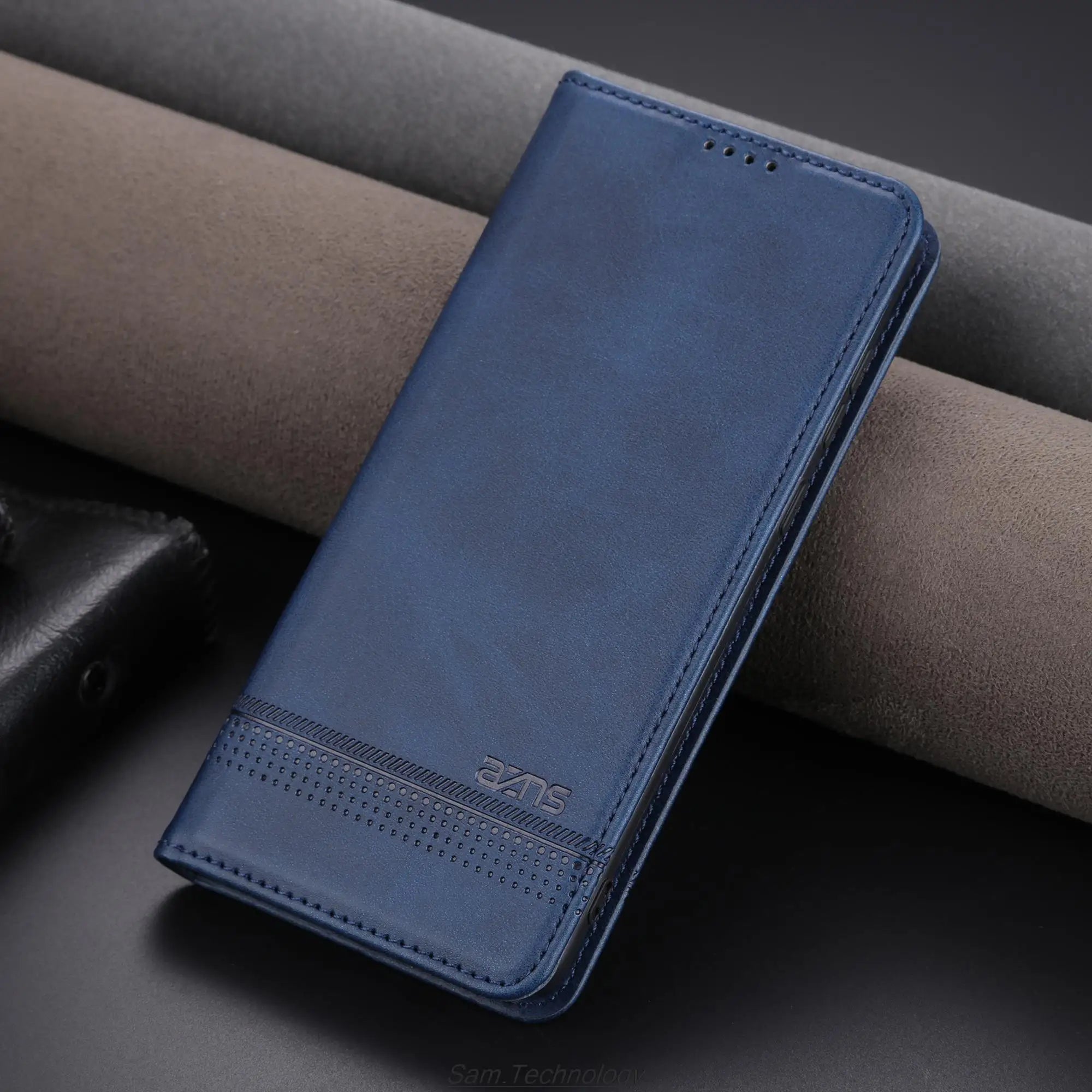 Deluxe Magnetic Adsorption Leather Fitted Case for Xiaomi 12 12x 12s  Flip Cover Protective Case Capa Fundas Coque Business