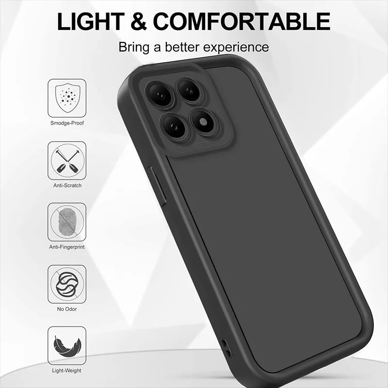 Flexible Silicone Case For Xiaomi 15T 15 14T Pro Mi 14 13 Lite 13T Pro Protective Cover Shockrpoof Soft Back Cover Fundas