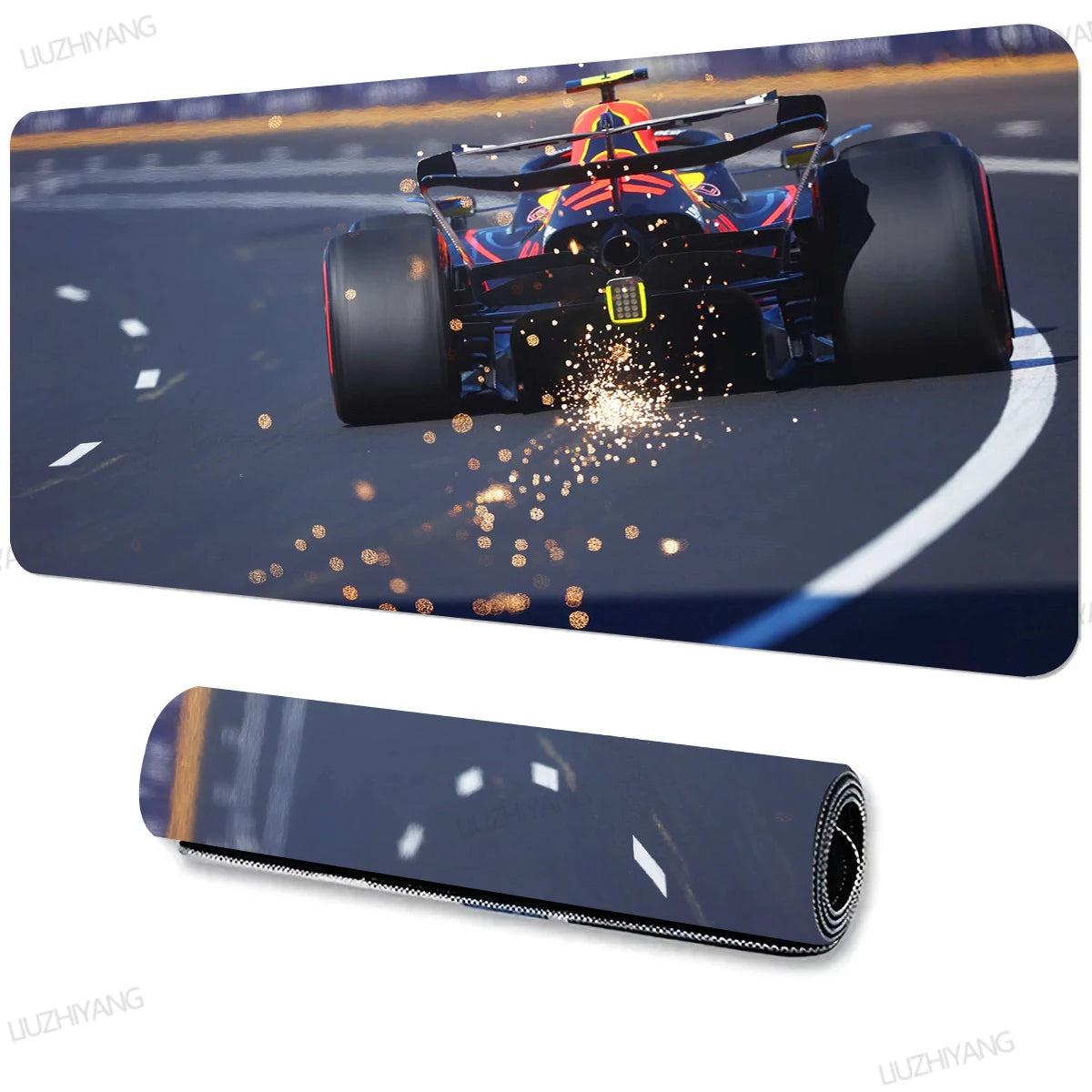 Hot-selling Racing Car Red Mouse Pad Large Computer Office Game Table Mats XXL Rubber HD Gaming Keyboard Mousepads Long Desk Mat