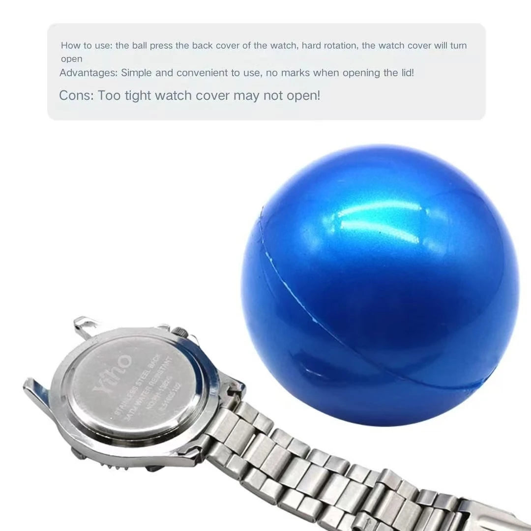 Watch Case Open Ball Blue 7cm Diameter Durable Rubber Safe Reliable Portable Watch Friction Ball for Professional Repair Tool