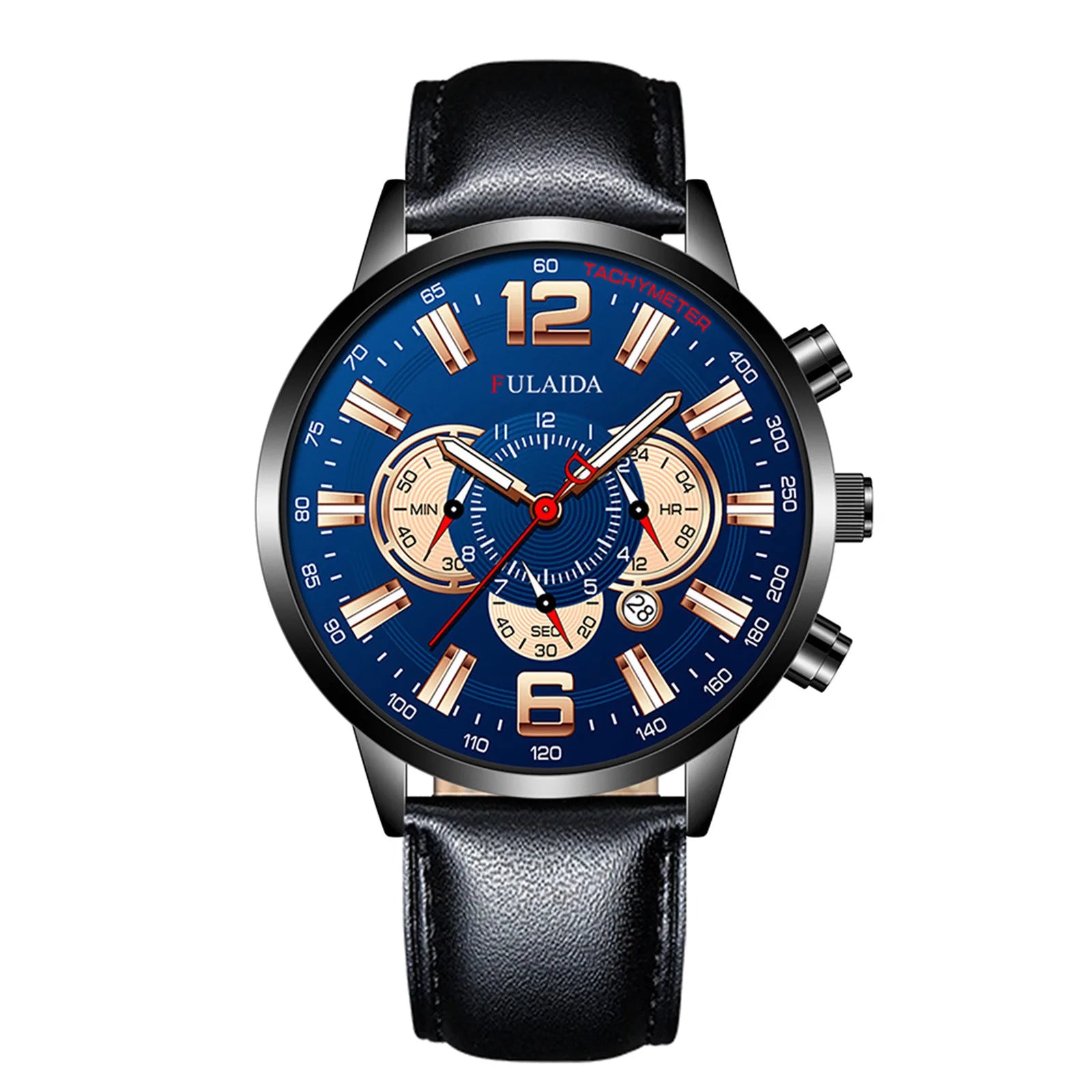 Luxury Business Watch Fashion Sport Men'S Stainless Steel Case Belt Band Automatic Quartz Analog Wrist Watch Orologi Uomo