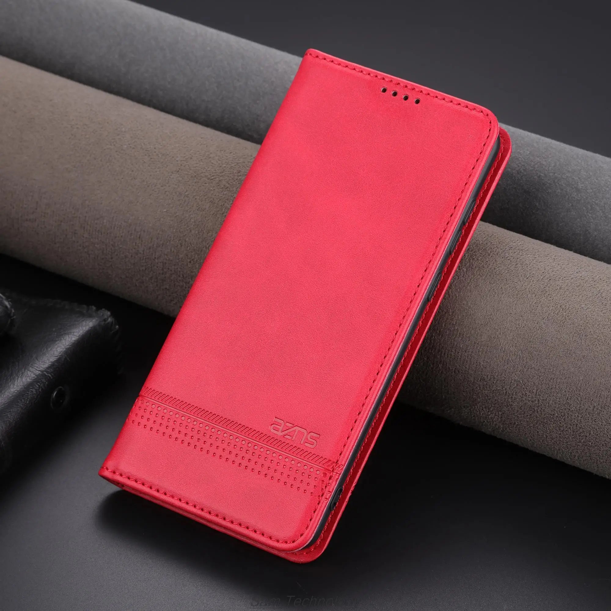 Deluxe Magnetic Adsorption Leather Fitted Case for Xiaomi 12 12x 12s  Flip Cover Protective Case Capa Fundas Coque Business