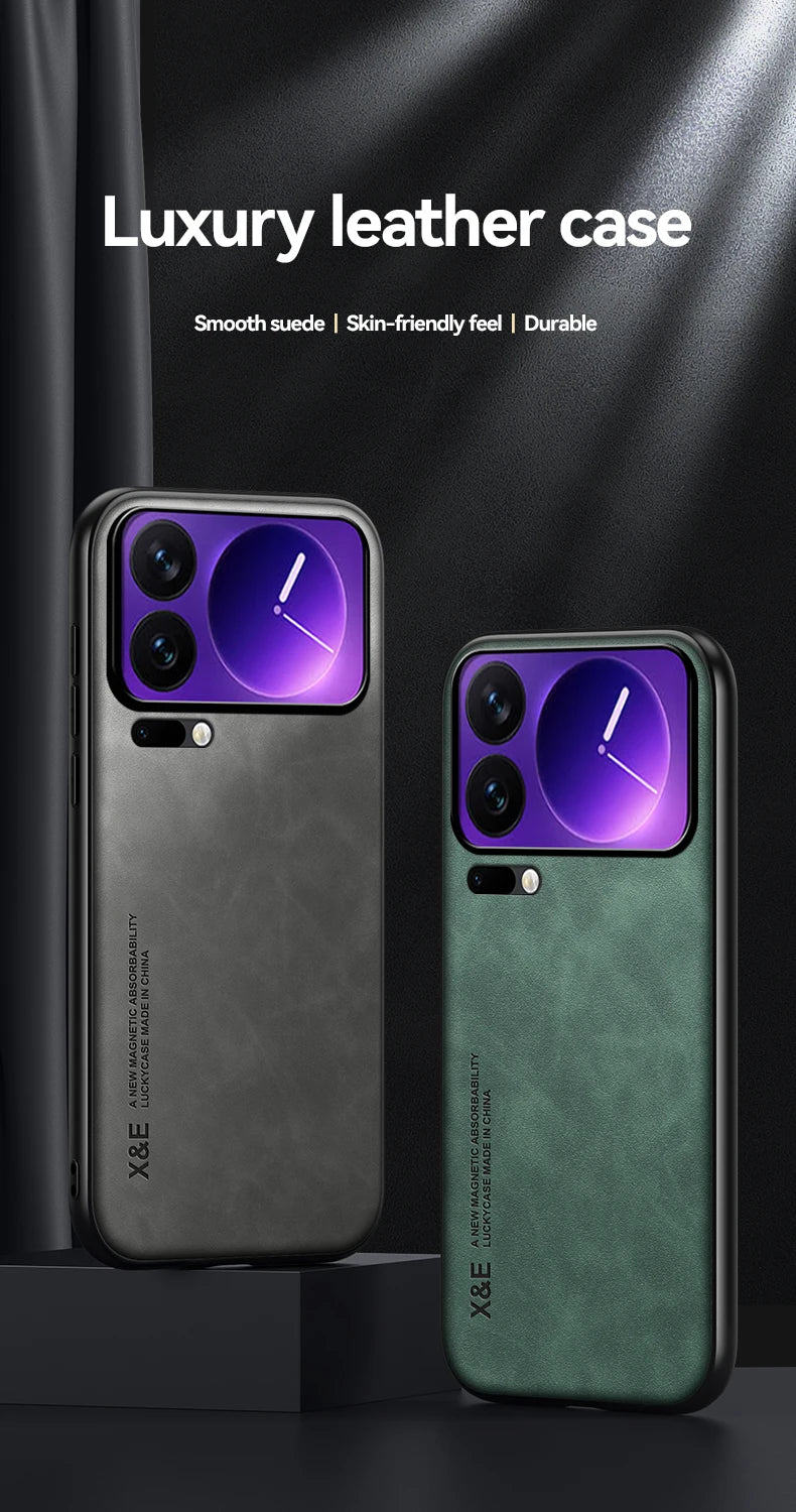 Shockproof Case for Xiaomi Mi 17 Pro Max Protective Cover Magnetic Car Holder Phone Coque Fundas Capa For Mi 17 Pro 17