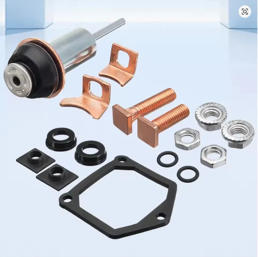 Starter Solenoid Repair Rebuild Kit 228000-6660 Starter Solenoid Repair Tools 228000-6662 Plunger Contacts Set for Toyota Subaru
