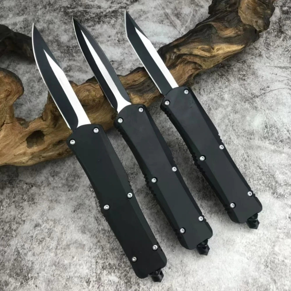 A07 Folding Knife Zinc Alloy Handle 440C Blade Wilderness Adventure Hunting Combat Military Sharp Multi-functional Outdoor Tools