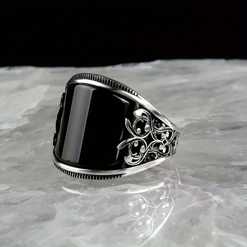 Fashionable Stainless Steel Men's Ring, Suitable for Daily Outings, Can Also Be Used As A Gift, Halloween Gift