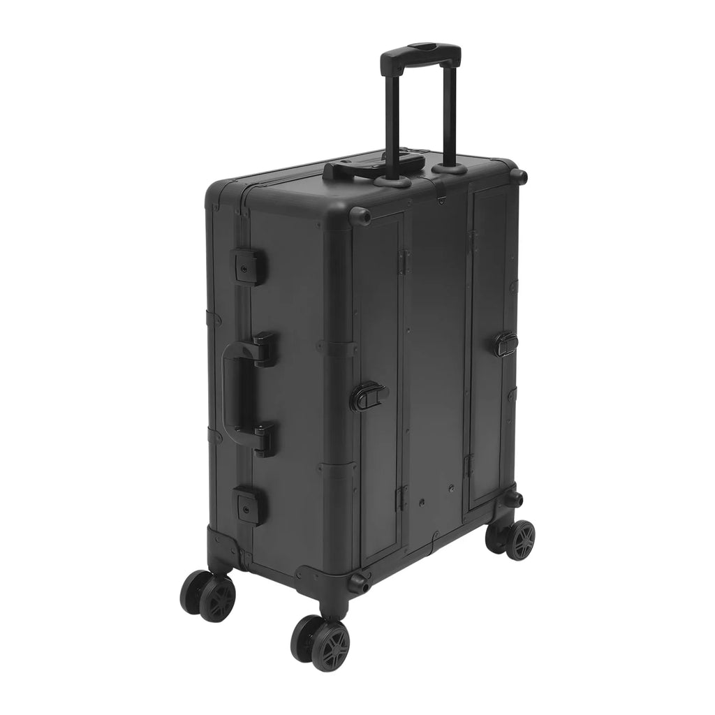 12V Make-up Table with 4 Castors & Lighting & Mirror & Lock, Professional Make-up Station, Adjustable Legs, Cosmetic Organizer B