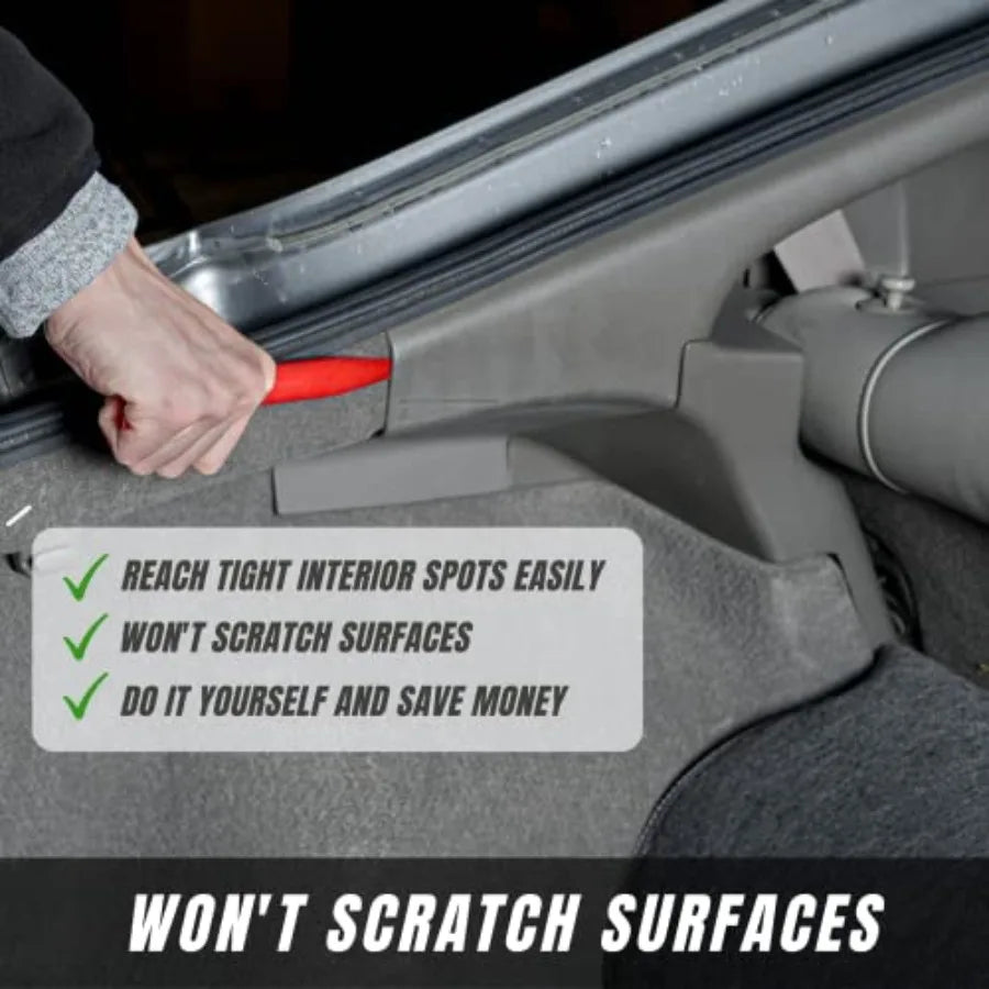 Auto Trim Removal Tool Set No Scratch Plastic Pry Tool Kit Auto Trim Tool Kit Car Tools Easy Door Panel Removal Tool Fastener R