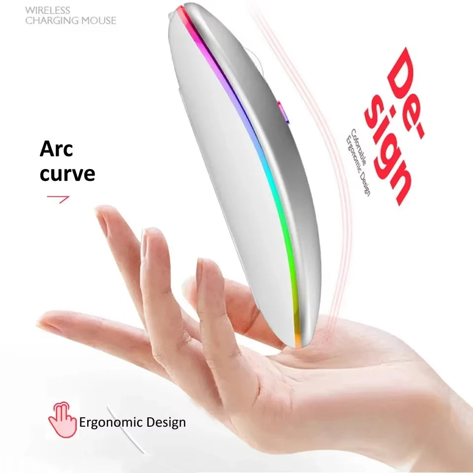 XIAOMI Silent Wireless Mouse Bluetooth-compatible Tablet 2.4G USB Portable Dual Mode Rechargeable 1600 DPI For MacBook Laptop PC