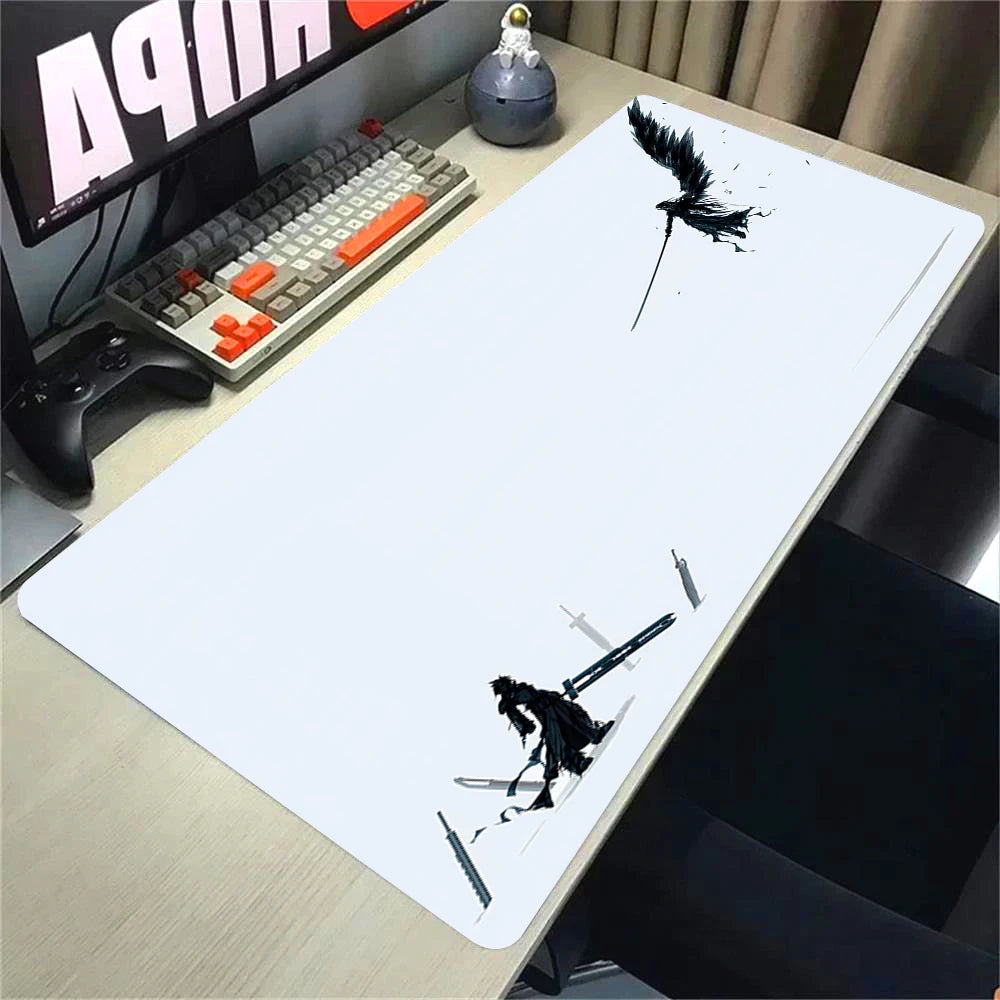 Large Final Fantasy 7 Large Game Mouse Pad Computer Mousepad Office Extend Locking Edge Mouse Mat Desktop Decoration Desk Mat