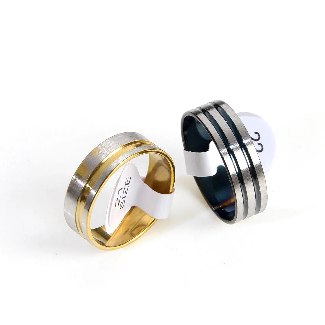 100pcs/Lots New Fashion Mix Style Stainless Steel Finger Rings Men Women Stainless steel Rings Fashion Jewelry Party Gift Rings