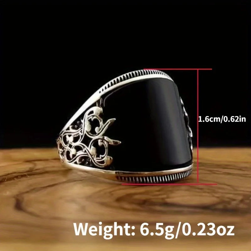Fashionable Stainless Steel Men's Ring, Suitable for Daily Outings, Can Also Be Used As A Gift, Halloween Gift