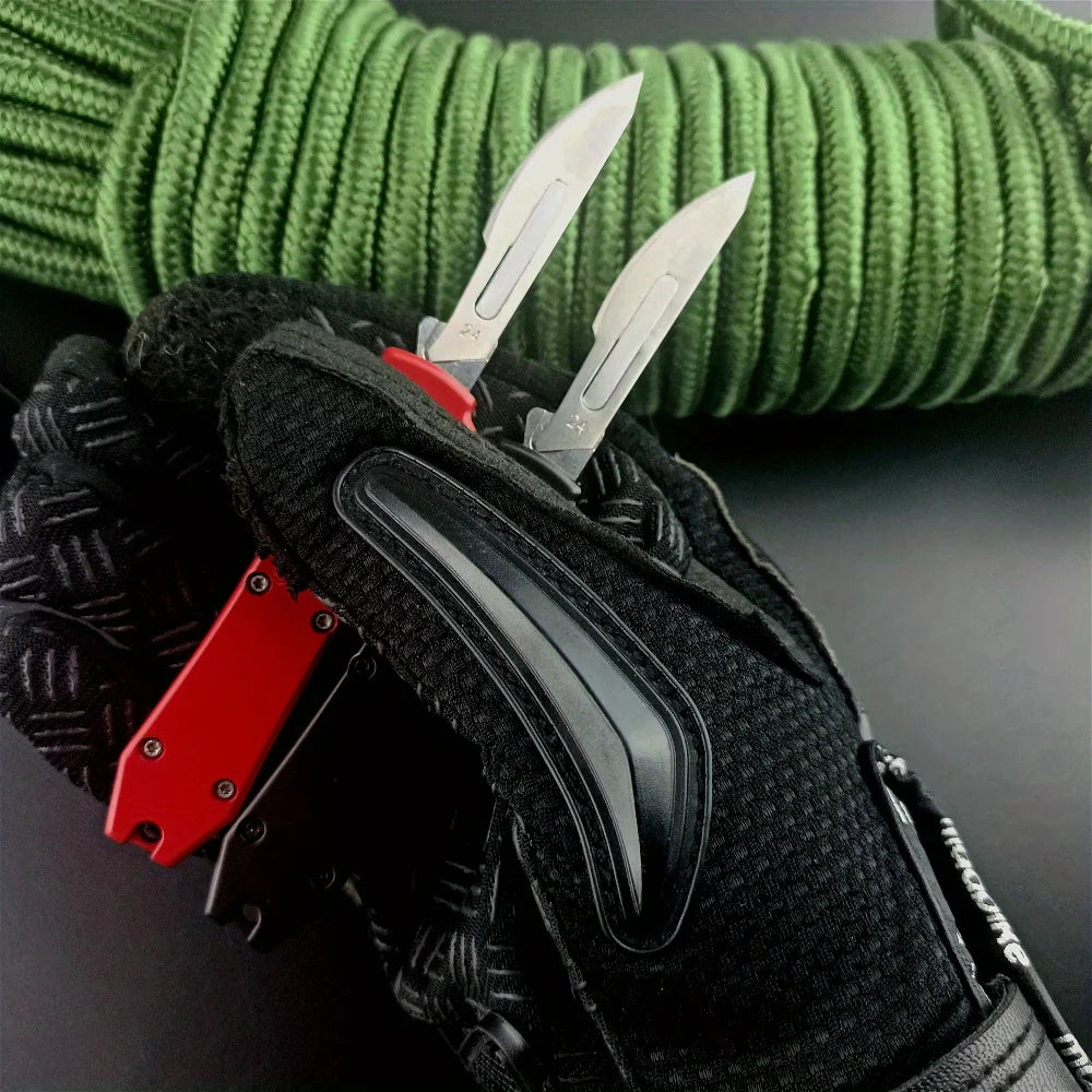 Multi-purpose Outdoor Practical Pocket Small Knife, 440C Steel Blade, Zinc Alloy Handle, Adventure, Hiking, Camping EDC Tools