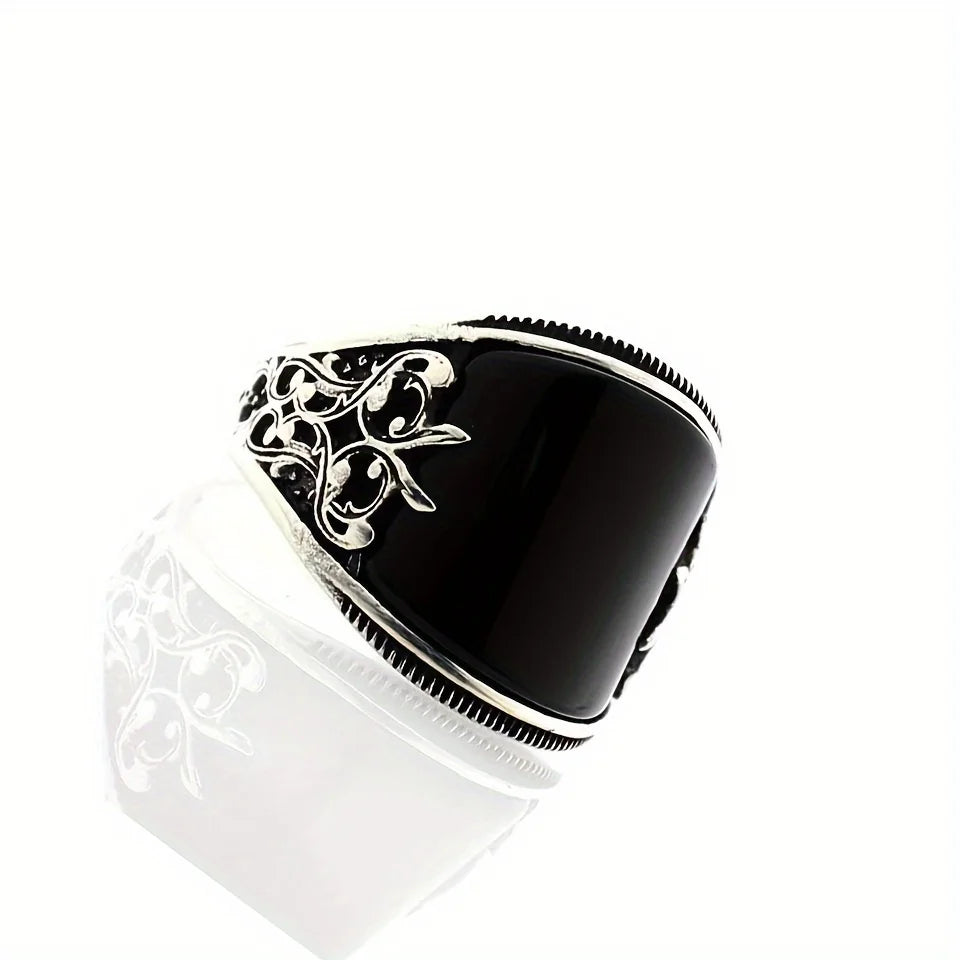 Fashionable Stainless Steel Men's Ring, Suitable for Daily Outings, Can Also Be Used As A Gift, Halloween Gift