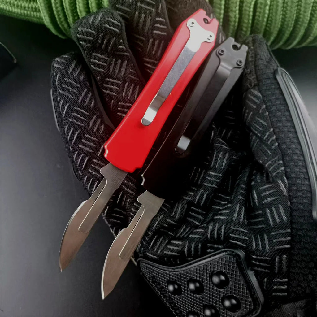 Multi-purpose Outdoor Practical Pocket Small Knife, 440C Steel Blade, Zinc Alloy Handle, Adventure, Hiking, Camping EDC Tools