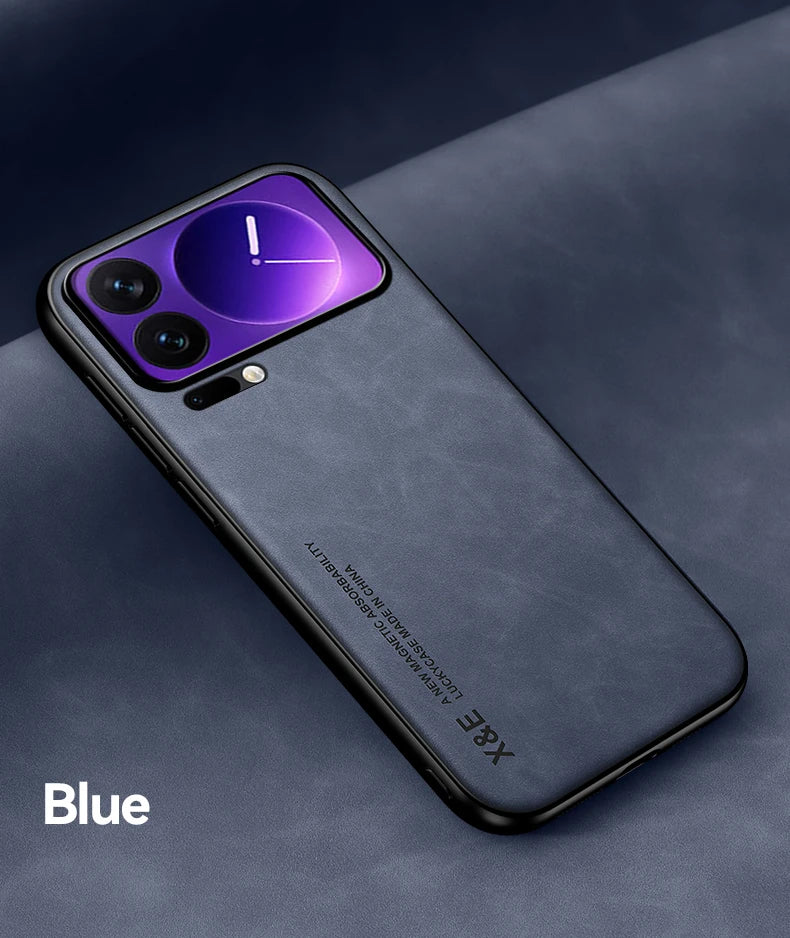 Shockproof Case for Xiaomi Mi 17 Pro Max Protective Cover Magnetic Car Holder Phone Coque Fundas Capa For Mi 17 Pro 17