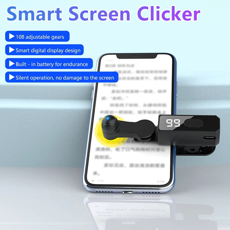 Screen Auto Clicker For Smart Phone Apps Video Live Streaming Gadget Smartphone Game Screen Touch Tripods Screen Tapper Supplies