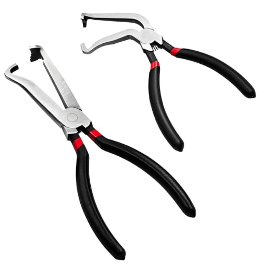 Electrical Disconnect Pliers Electrical Connector Pliers for Cars 1Straight1 60Bend Fuel Line Tools with AntiSlip Grip Fuel Lin