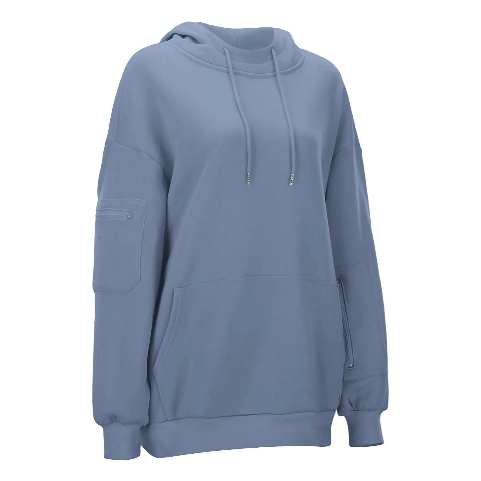 Unisex Hooded Sweatshirt With Built-In Eye Mask Casual Long Sleeved Solid Color Sports Pullover Loose Fit Sweatshirt 2025