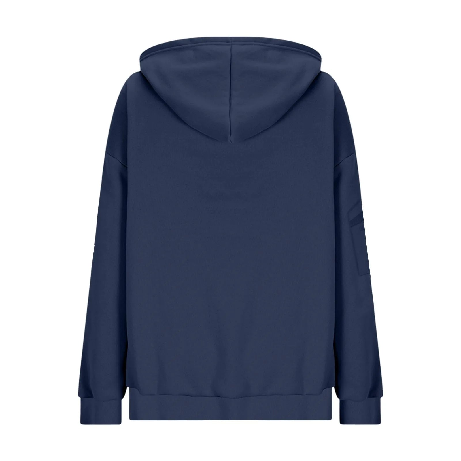 Unisex Hooded Sweatshirt With Built-In Eye Mask Casual Long Sleeved Solid Color Sports Pullover Loose Fit Sweatshirt 2025