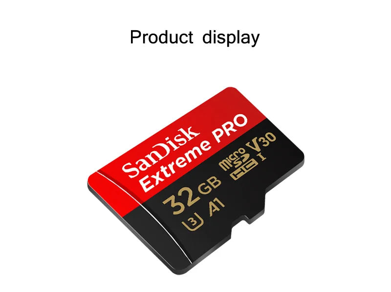 100% Original SanDisk Micro SD Card A1 A2 Memory Card 32GB 64GB 128GB 256GB 512GB 1TB microSD TF Card Storage UHS-I Cards U1 U3