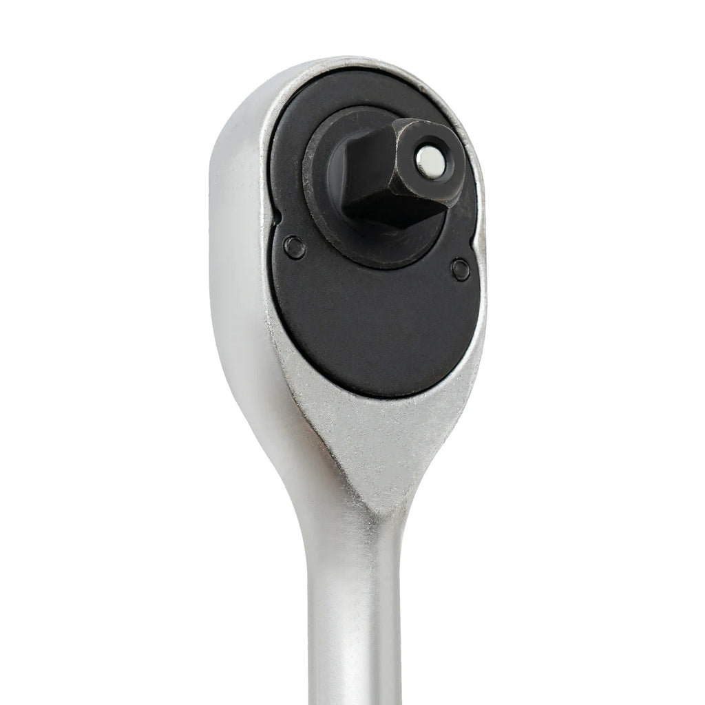 108 Piece Ratchet Wrench Mechanics Tools Set Metric 1/4 And 1/2 Drive Socket Carbon And #45 Steel, PP Kit