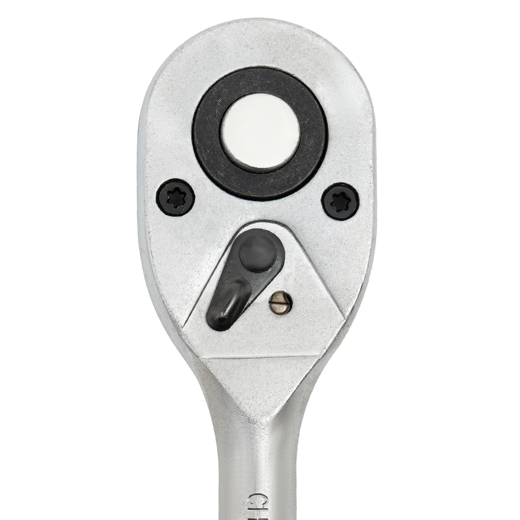 108 Piece Ratchet Wrench Mechanics Tools Set Metric 1/4 And 1/2 Drive Socket Carbon And #45 Steel, PP Kit