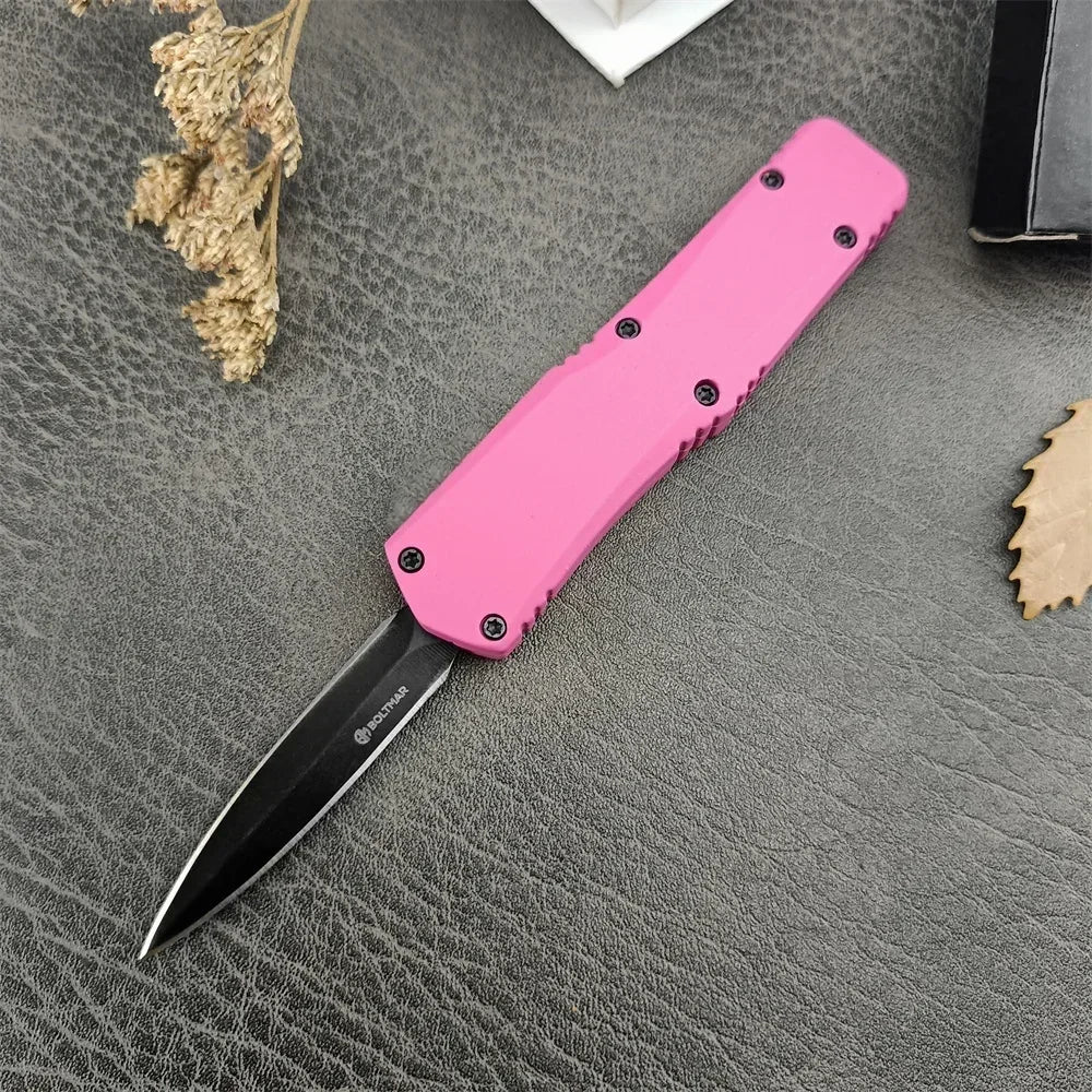 440C Blade Mini A07 Pocket Folding Knife Sharp Hunting Tactical Knives Camping Emergency Survival EDC Tools Zinc Alloy Handles