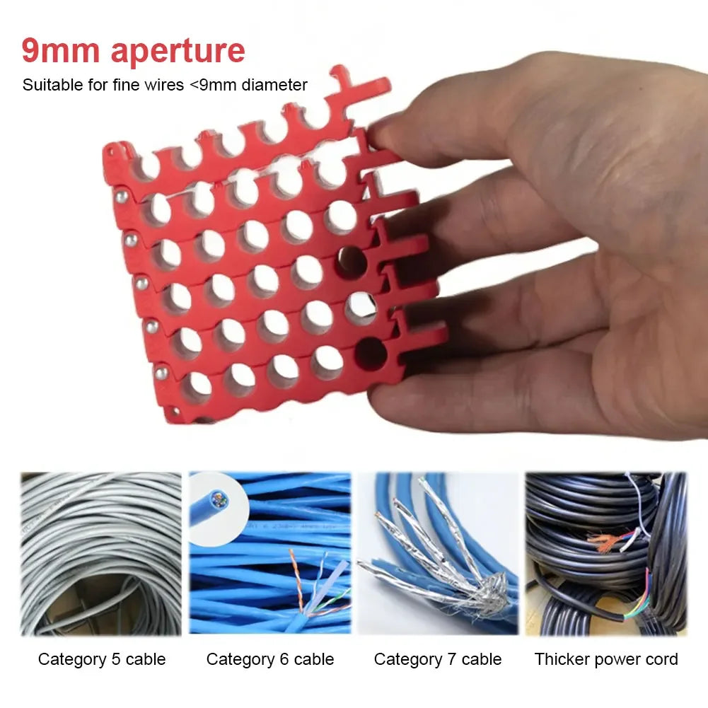 Cat 5 Cat 6 Network Cable Comb Machine Wire Harness Arrangement Tidy Tools for Data Center Server Rooms and Machine