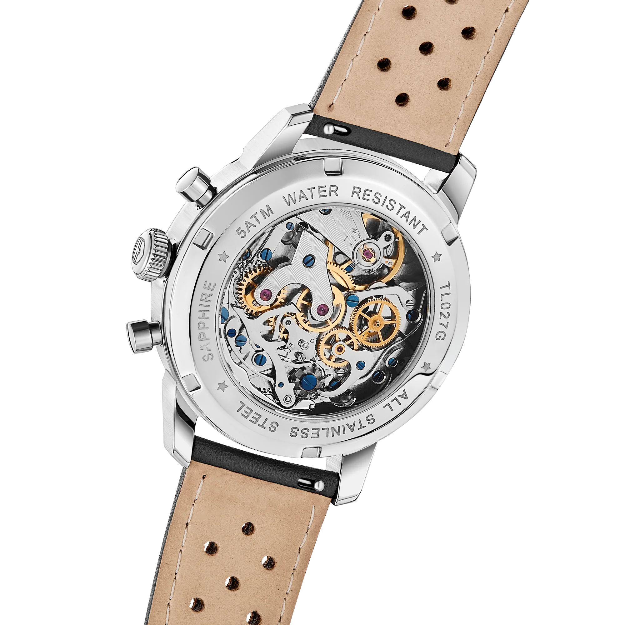 TOPHILL Chronograph Watch Racing Watch Seagull 1963 Watch ST19 Movement Sapphire Crystal  Military Limited