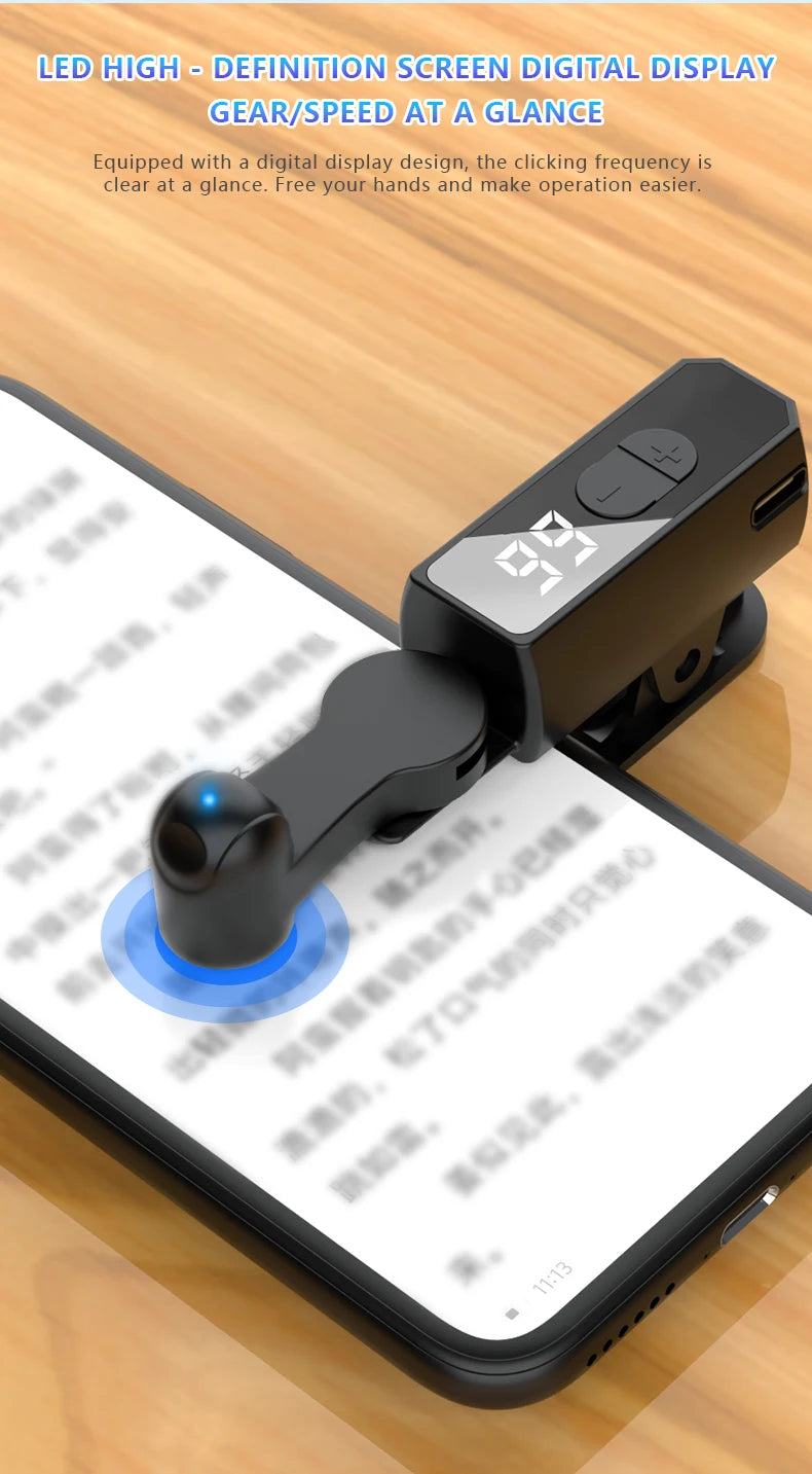 Screen Auto Clicker For Smart Phone Apps Video Live Streaming Gadget Smartphone Game Screen Touch Tripods Screen Tapper Supplies