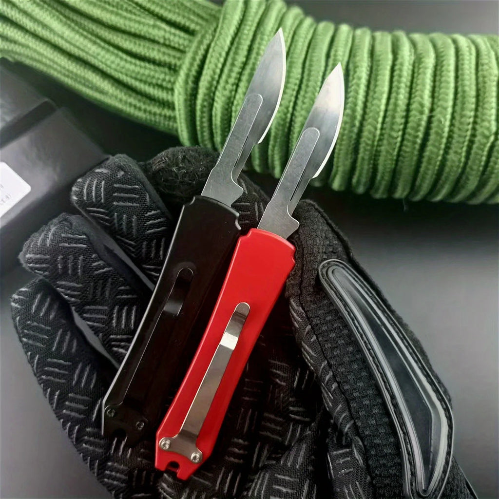 Multi-purpose Outdoor Practical Pocket Small Knife, 440C Steel Blade, Zinc Alloy Handle, Adventure, Hiking, Camping EDC Tools