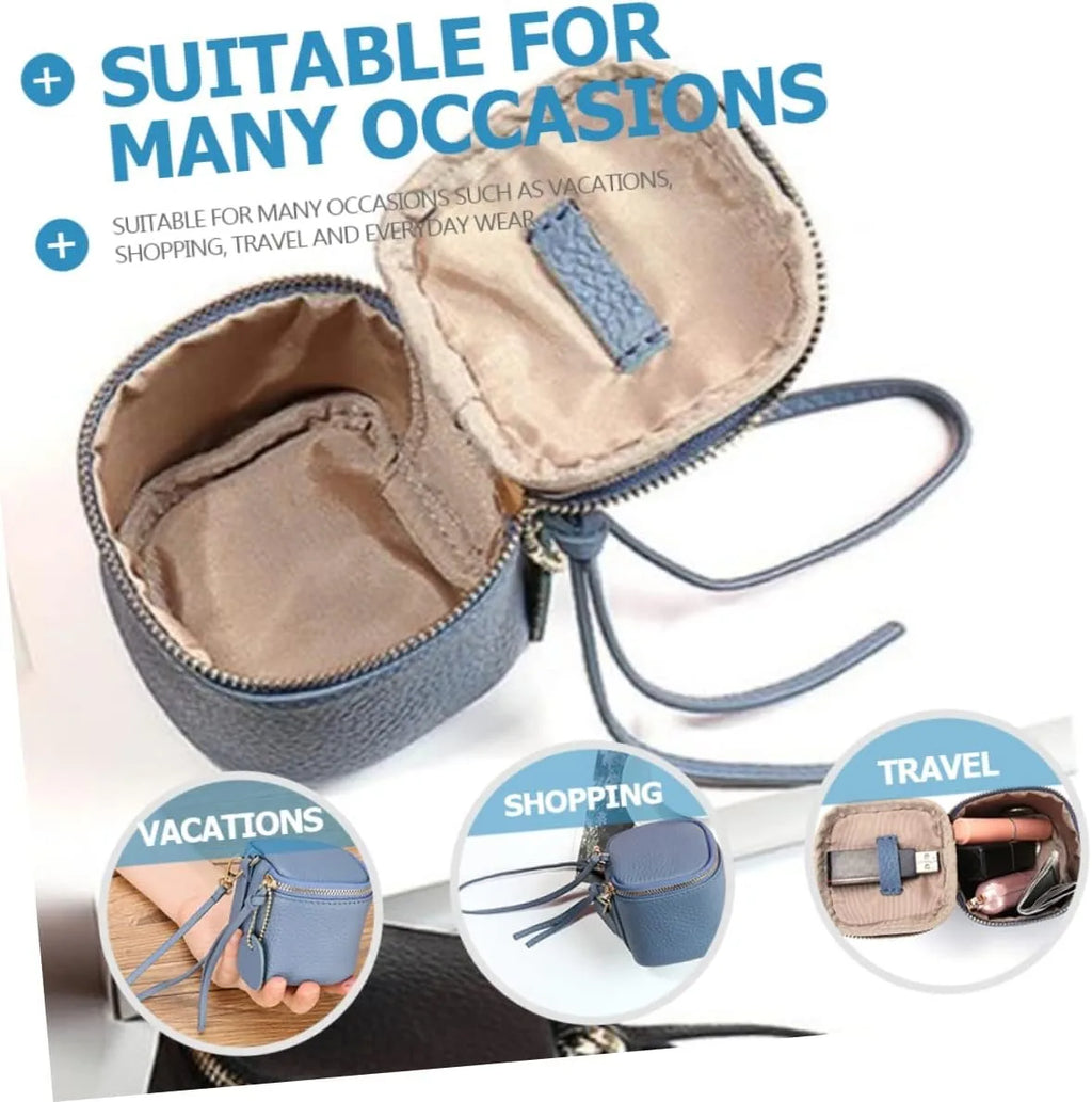 Square Box Bag for Female Fashion Small Make Up Organiser Clutch Coin Pouch Women Travel Lipstick Cosmetic Bag Storage Box