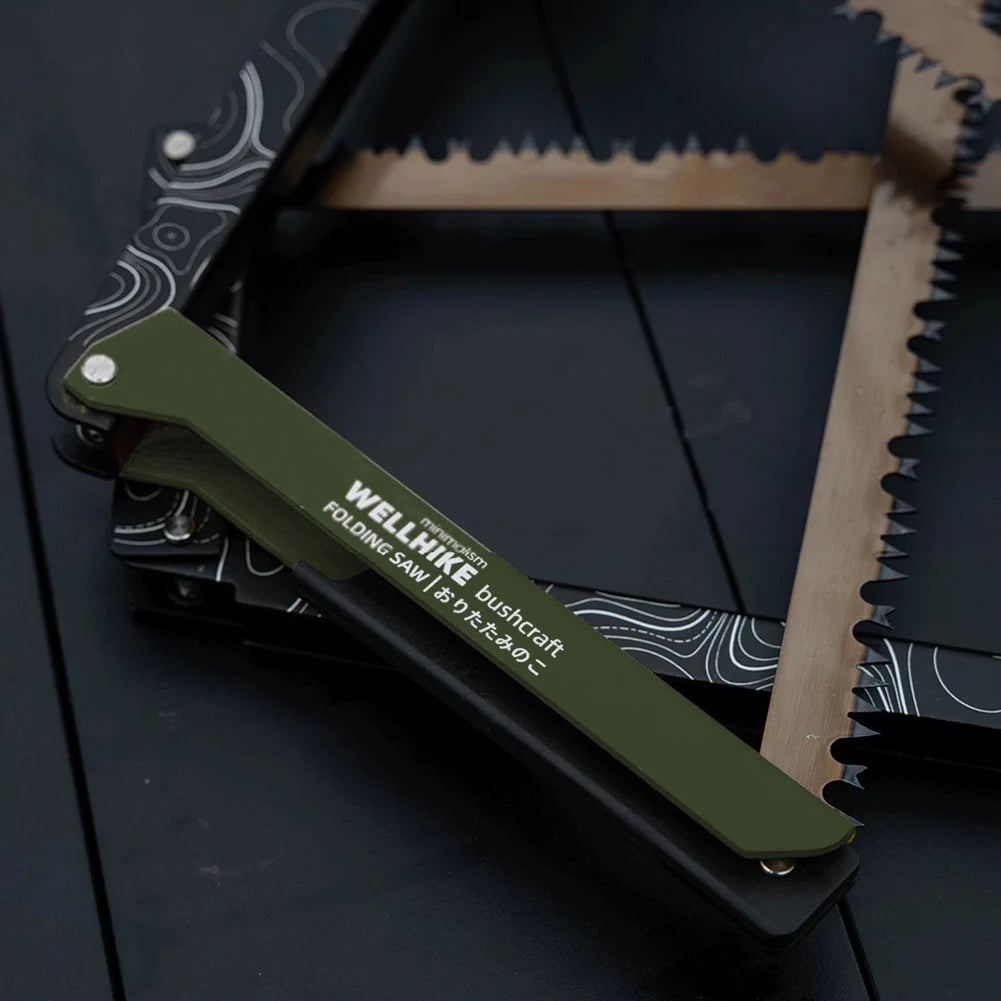 Folding Saw with Storage Bag Cutting Tree Hand Saw Camping Foldable Hand Saw Outdoor Hiking Survival Tools