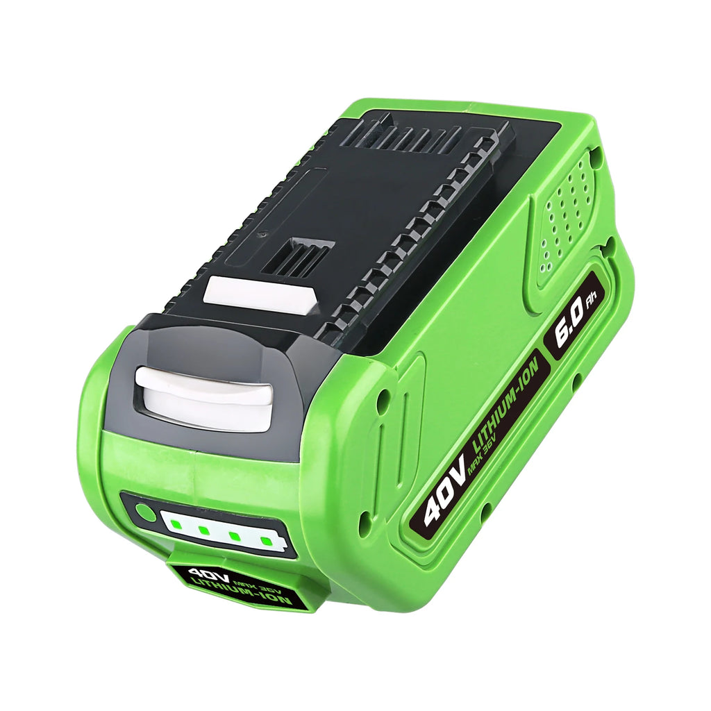 29462 6.0Ah Lithium Battery Replacement Greenworks 40V Battery 29252 20202 25312 25322 20642 22272 27062 21242 Compatible with Replacement Greenworks 40V Power Tool Battery Shipped by Local Warehouse