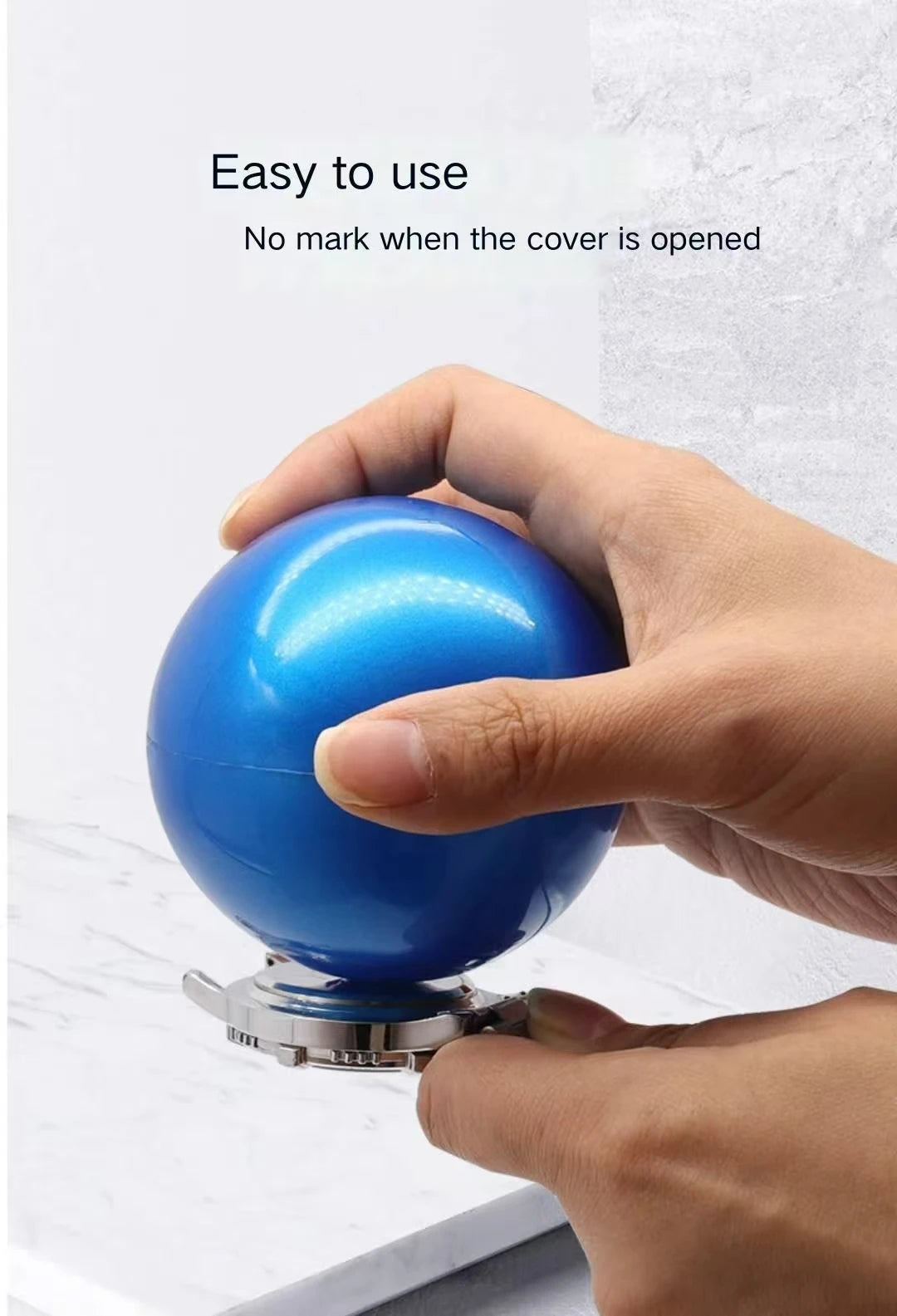 Watch Case Open Ball Blue 7cm Diameter Durable Rubber Safe Reliable Portable Watch Friction Ball for Professional Repair Tool