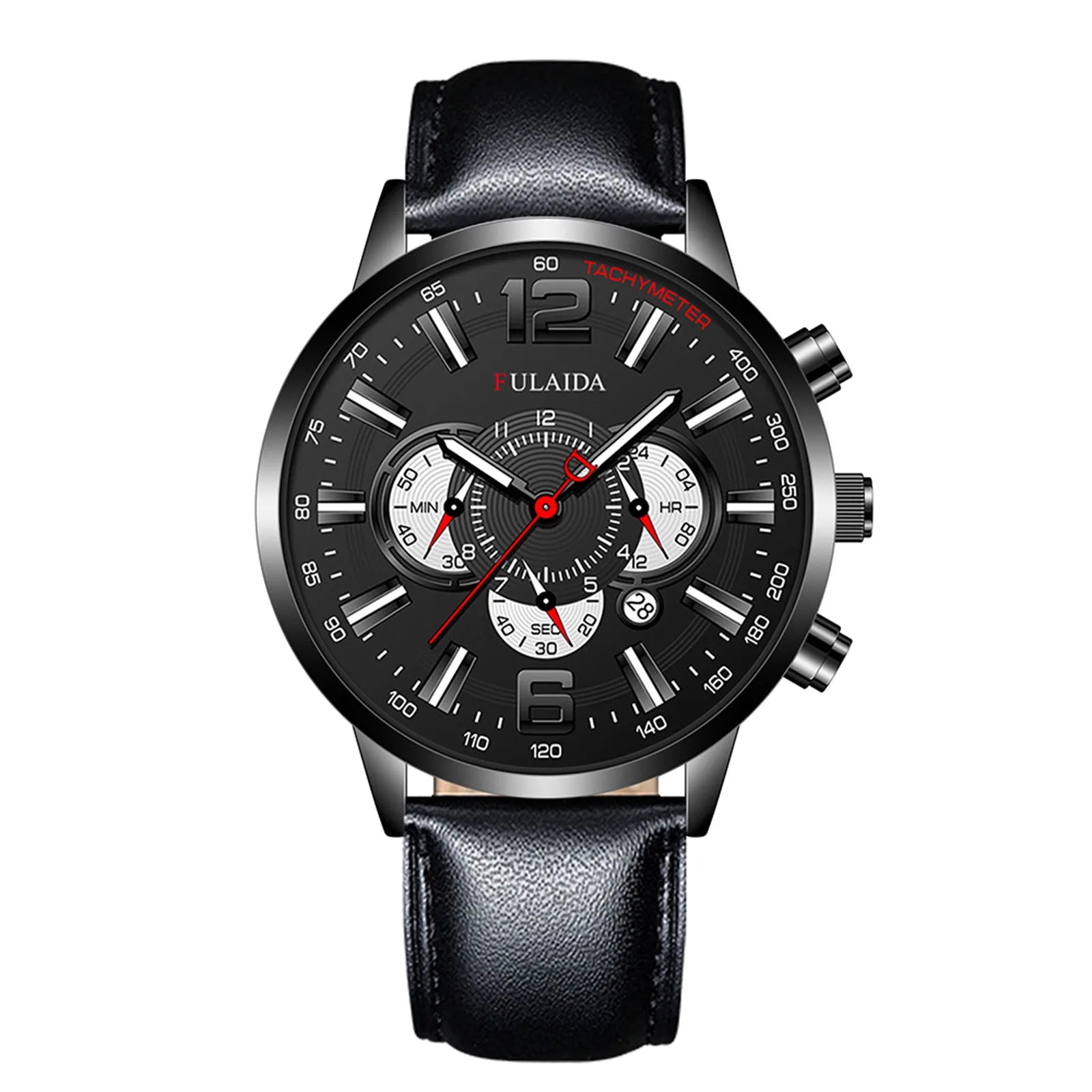 Luxury Business Watch Fashion Sport Men'S Stainless Steel Case Belt Band Automatic Quartz Analog Wrist Watch Orologi Uomo