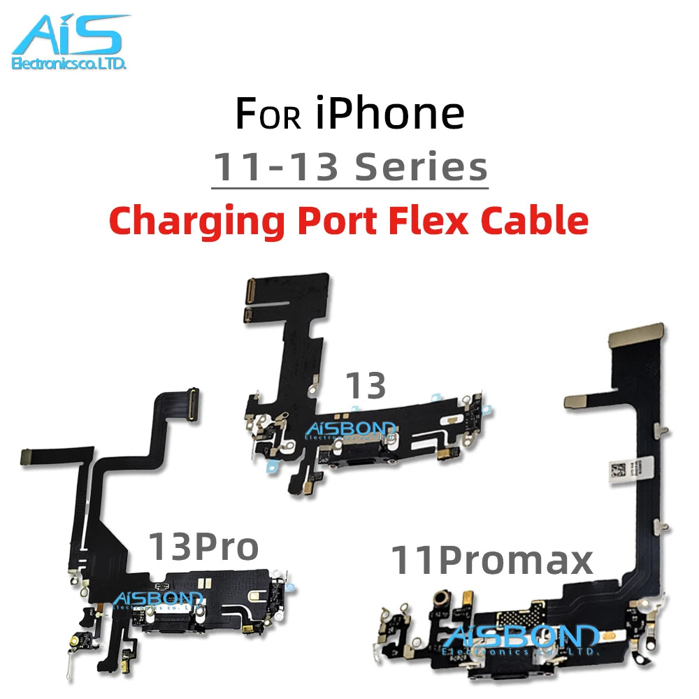 USB Charging Dock Jack Plug Socket Port Flex Cable For iPhone 13 12 Mini 11 Pro Max 11Pro 12Pro 13Pro 11Promax 12Promax 13Promax