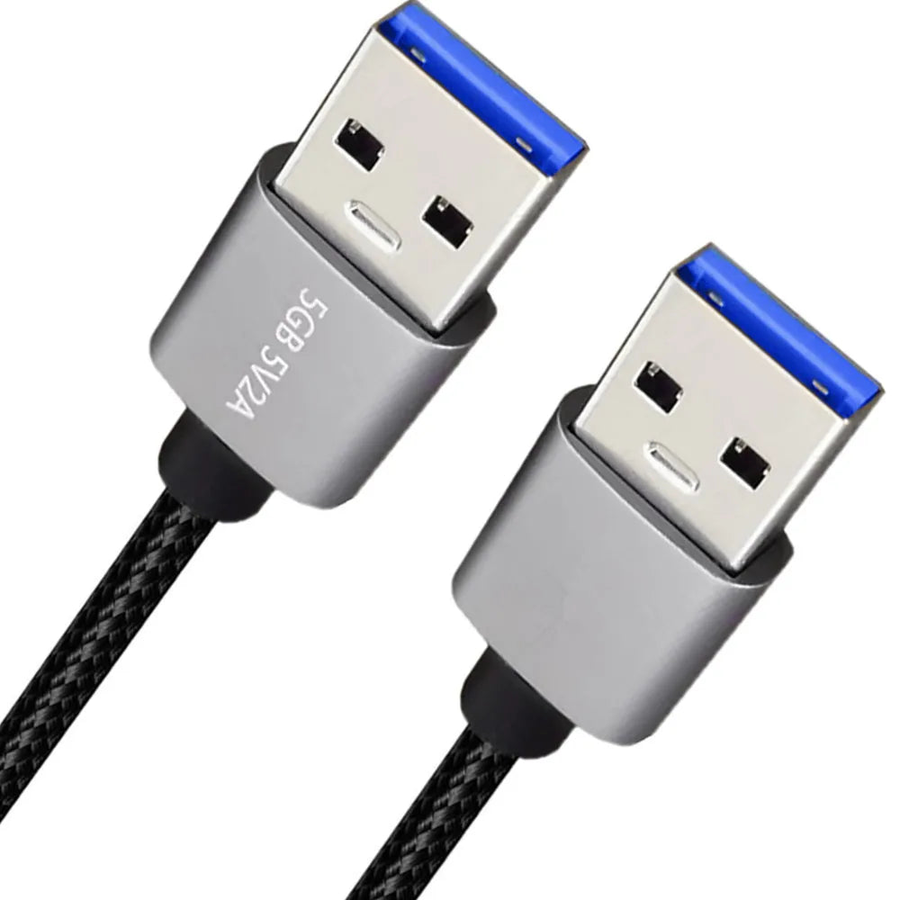 10m 5m USB 2.0 to USB Extension Cable USB A Male to Male USB3.0 2.0 Extender Cord Fast Data Transmission For Hard Drive Radiator