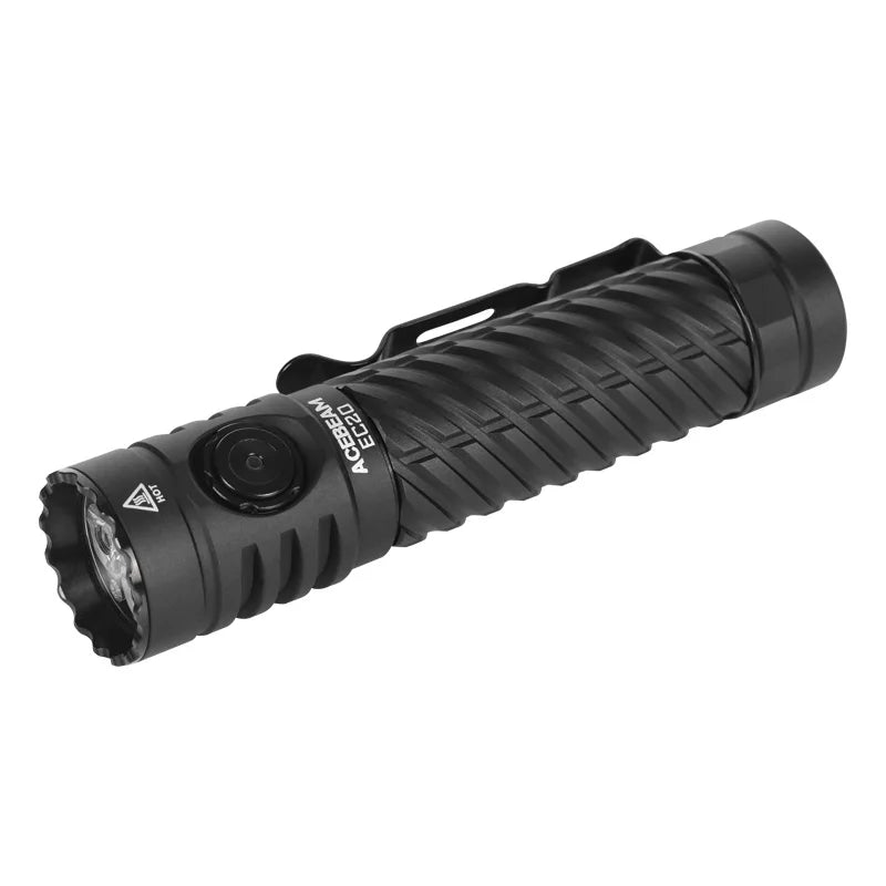 ACEBEAM EC20 new released Led flashlight EDC LUXEON HL4X Leds 2800 lumens 340 meters 18650 battery multi-color auxiliary lights