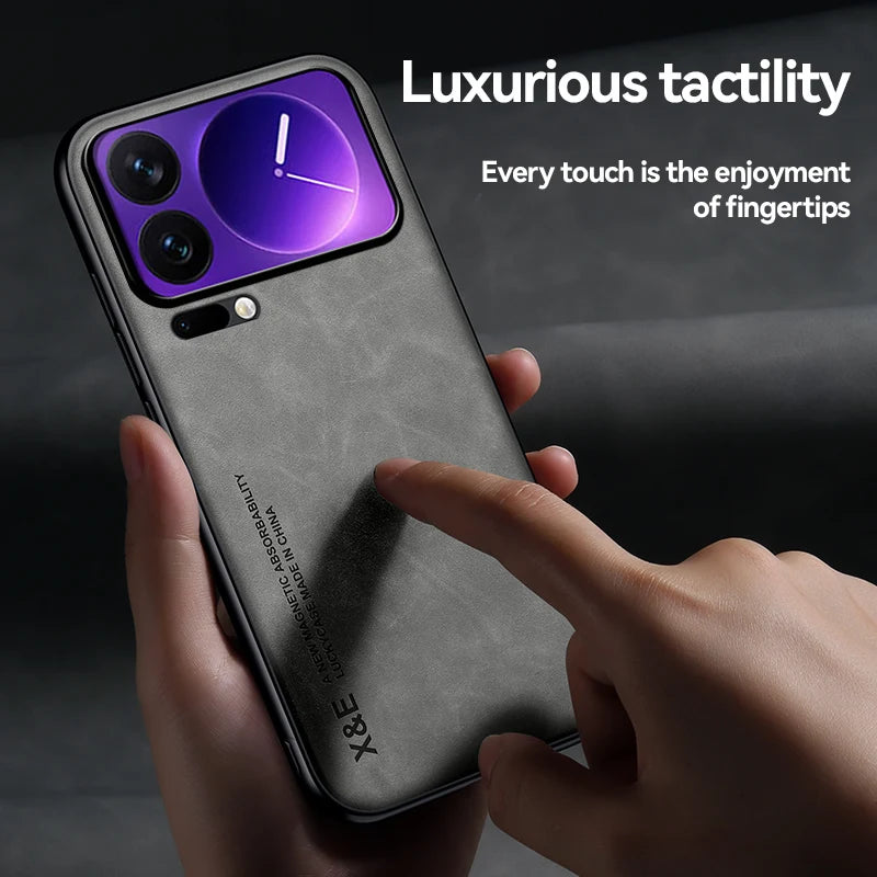 Shockproof Case for Xiaomi Mi 17 Pro Max Protective Cover Magnetic Car Holder Phone Coque Fundas Capa For Mi 17 Pro 17