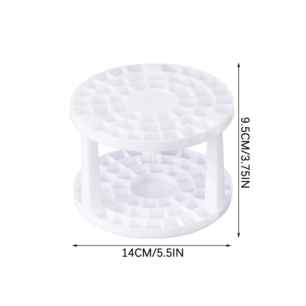 Cosmetic Make-up Brush Storage Holder Multi Hole Pen Insert Round Brushes Organizer Compartment Large-Capacity Make Up Tools