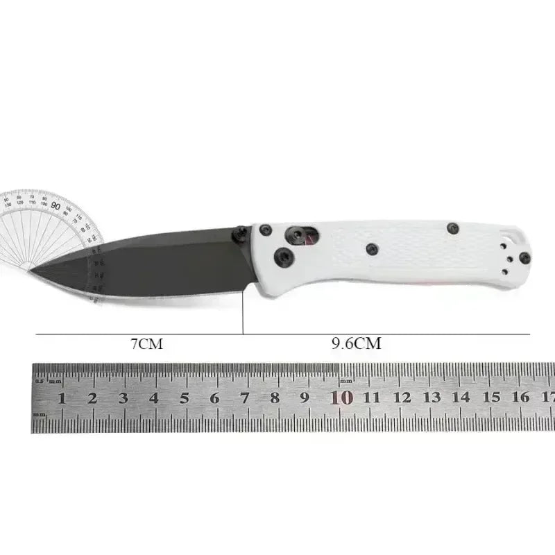 BM 533-3 MINI Bugout Nylon Wave Fibre Handle Axis Lock Folding Outdoor Self Defense Pocket Knife EDC Camping Hunting Tools