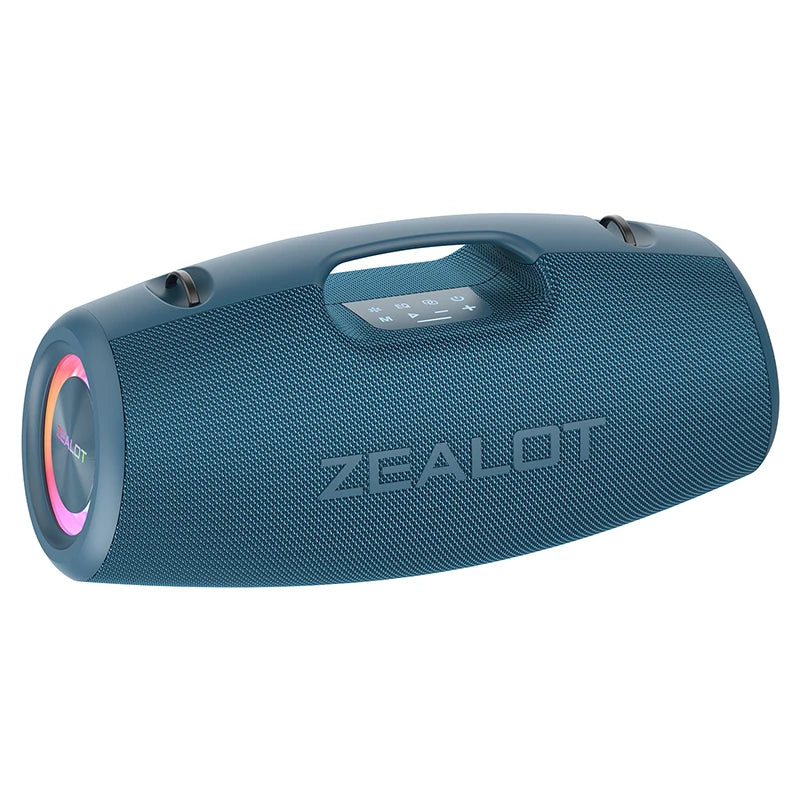 ZEALOT S78 100W Wireless Speakers, DSP Technology ,Dream Light, Outdoor Portable Subwoofer Speaker , Dual Pairing,24000mAh.