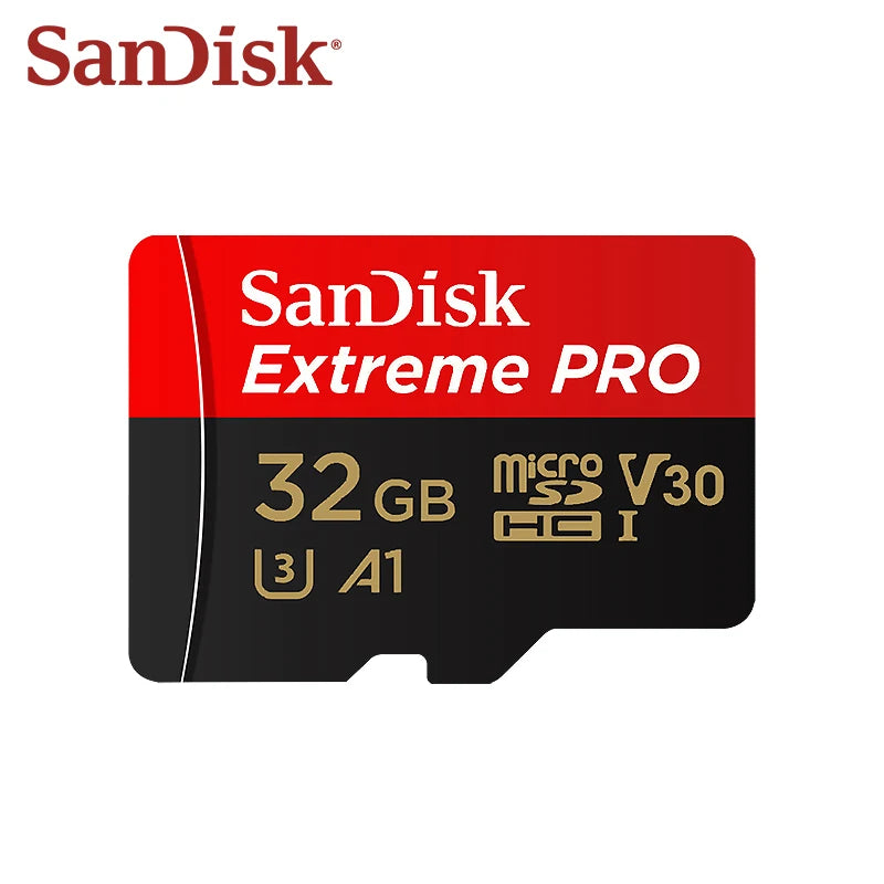 Original Sandisk Extreme PRO Card 32GB 64GB 128GB 256GB High Speed 512GB 1TB V30 Micro SD Card Class 10 UHS-I U3 Memory Card